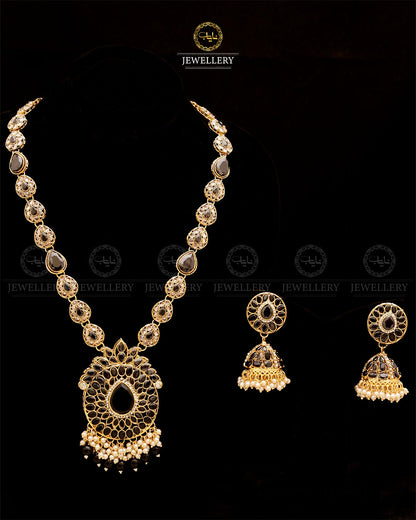 Egyptian Almond Mala with Jhumka-2853