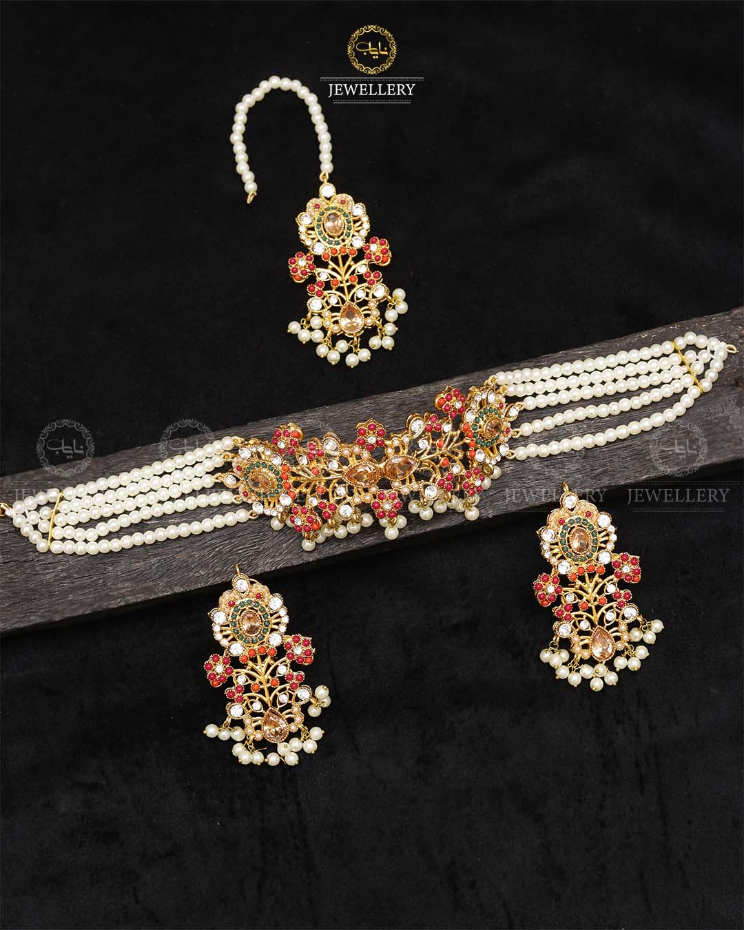 Noratan Guluband set with Tika-2711 Nayab Jewellery