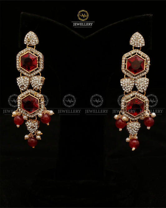 Turkish Long Earrings-2522 Nayab Jewellery