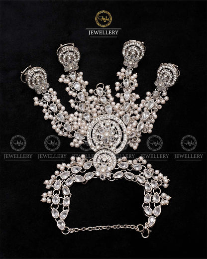 Zarcon Hand Made Panja NJ-1755-Silver Nayab Jewellery