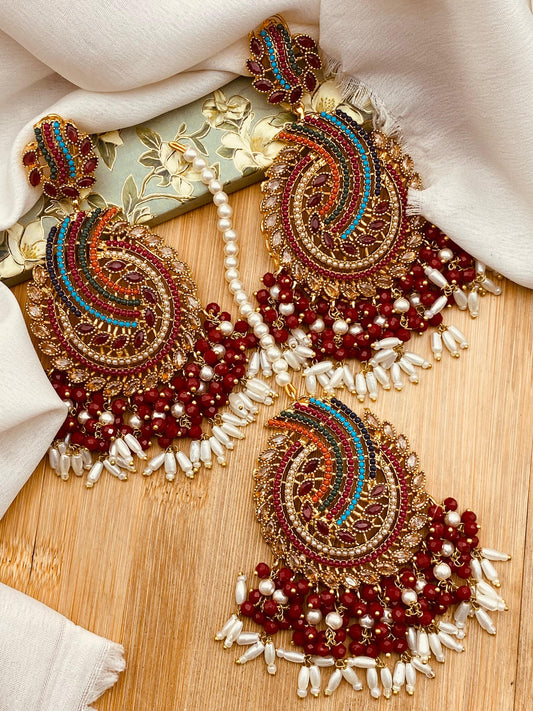 Traditional Noratan Baali Tika-2487 Nayab Jewellery