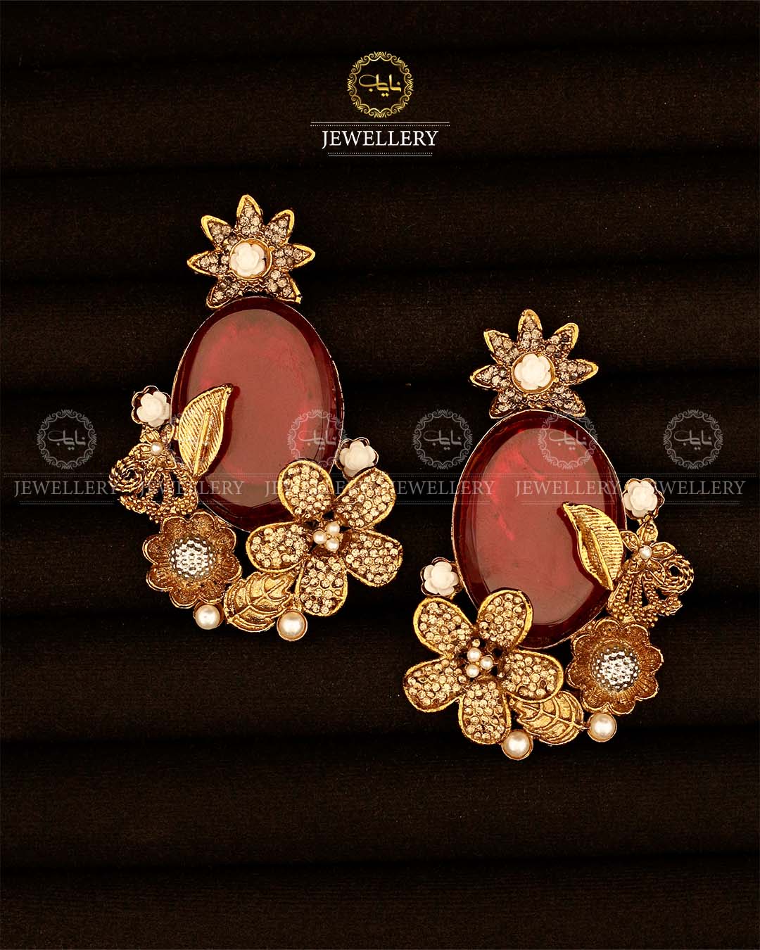 Turkish Designer Earrings-2942