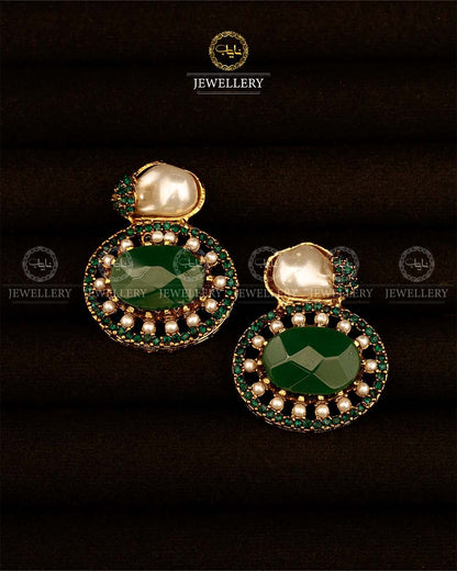Turkish mother pearl Studs-2948