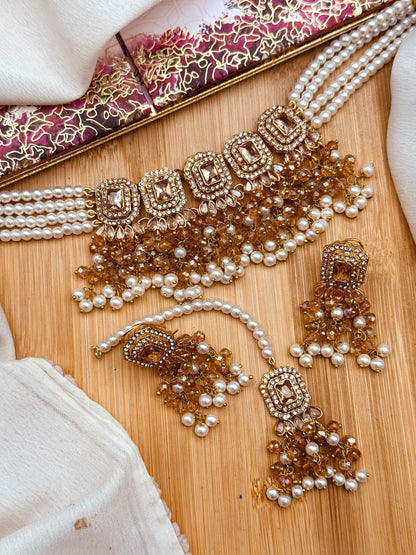 Zulekha Noratan Chokar set with Tika-2637