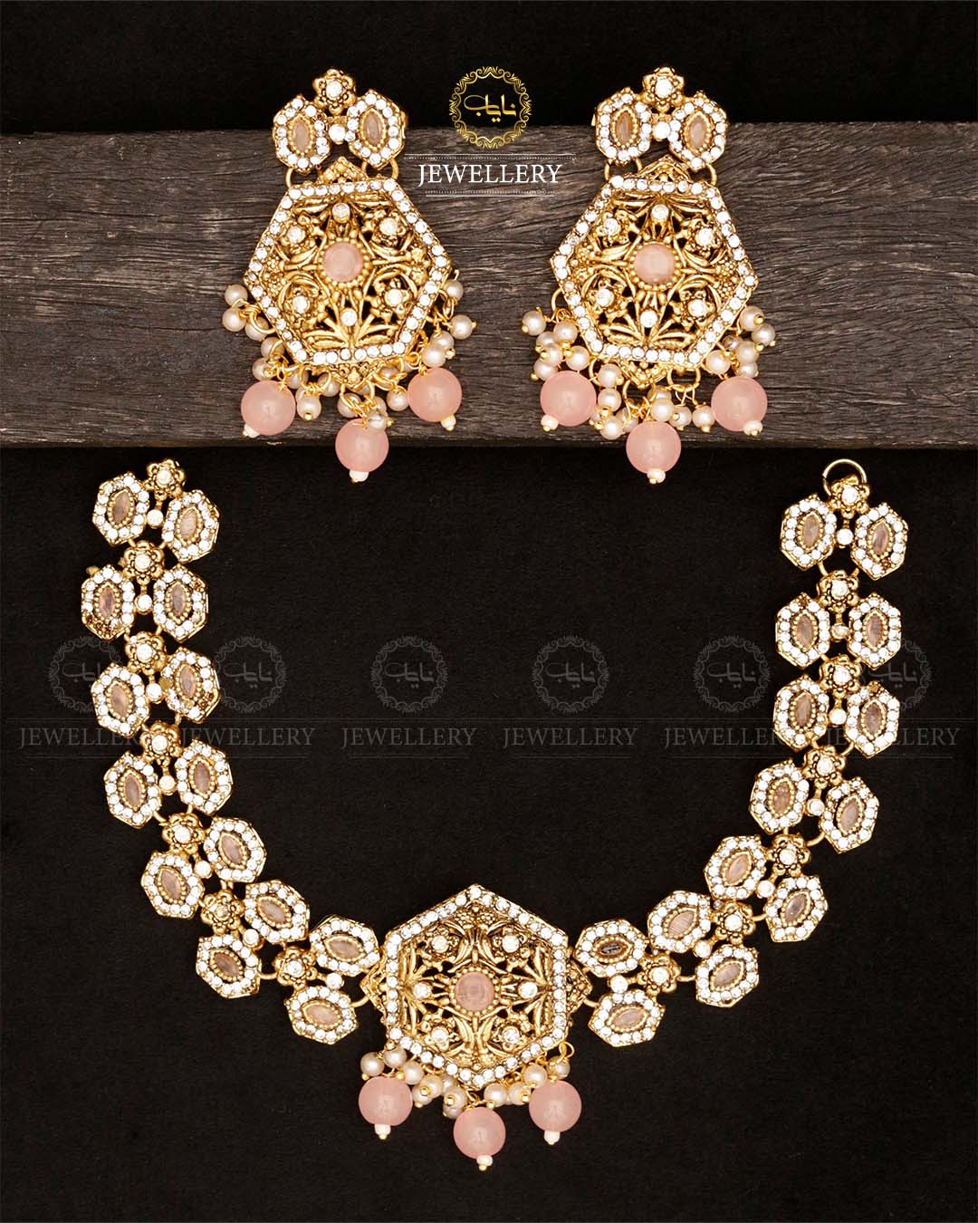 Rajwadi Necklace set-2855