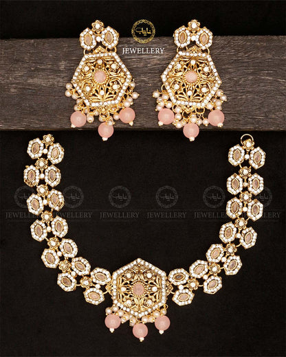 Rajwadi Necklace set-2855