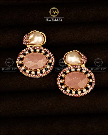 Turkish mother pearl Studs-2948