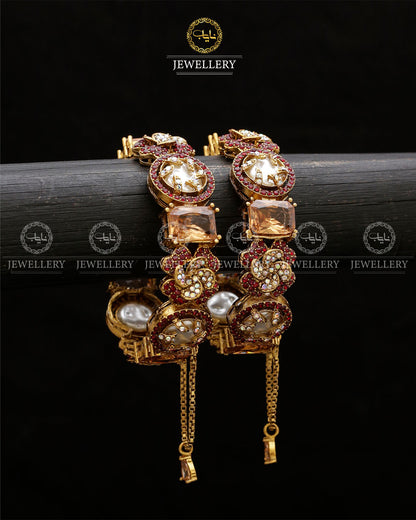 Turkish Mother Pearl openable Bangles BL-5057