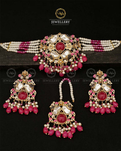 Turkish Mother Pearl Guluband Set N-109