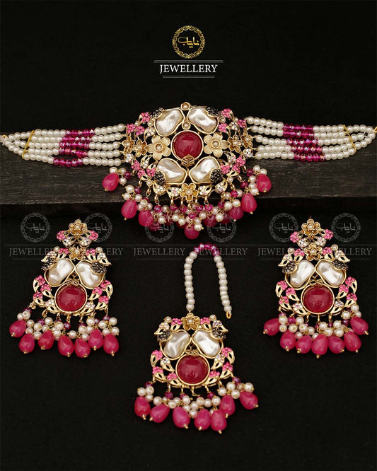 Turkish Mother Pearl Guluband Set N-109