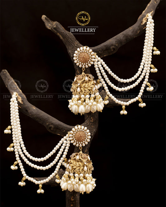 Designer Bahubali Sahara Earrings E-3005