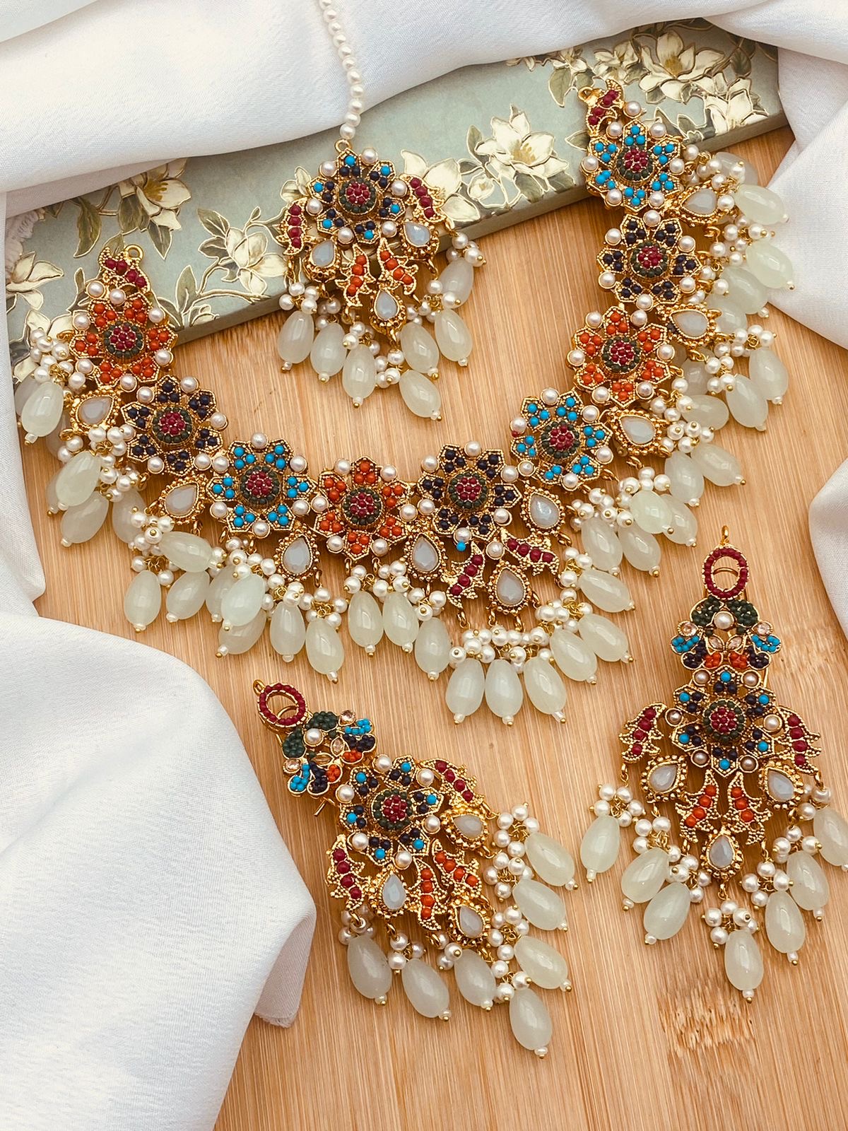 Bloom Noratan Necklace set NJ-1607