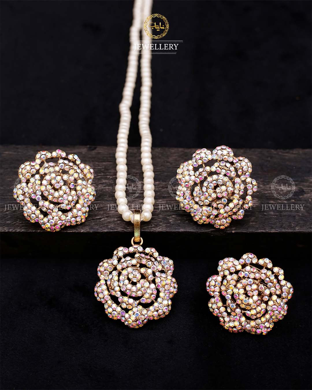 Turkish Combo Locket set-2635 Nayab Jewellery
