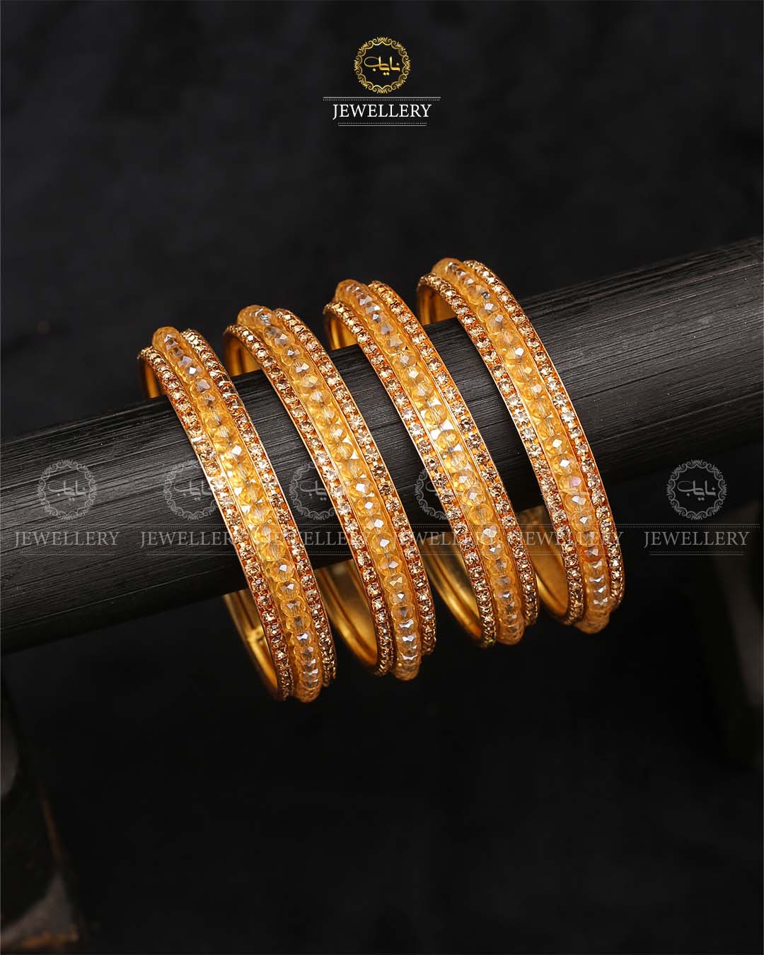 Hand made Bridal 4 pcs bangles set-2388