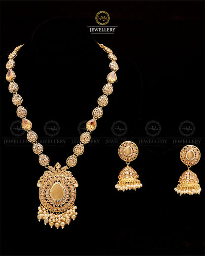 Egyptian Almond Mala with Jhumka-2853