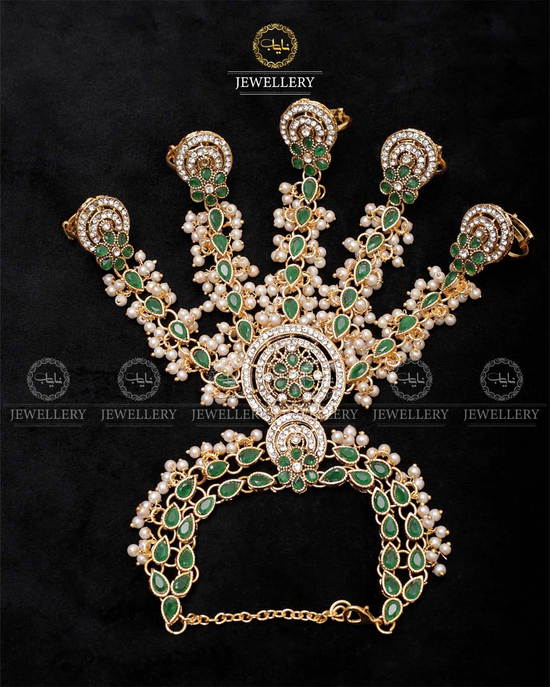 Zarcon Hand Made Panja NJ-1755-G Nayab Jewellery