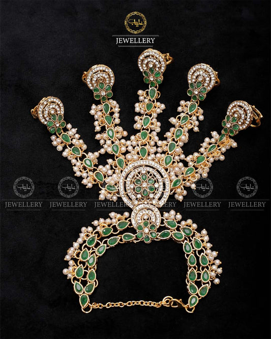 Zarcon Hand Made Panja NJ-1755-G Nayab Jewellery