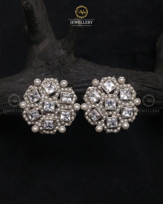 Zirconia studs-2464 Nayab Jewellery