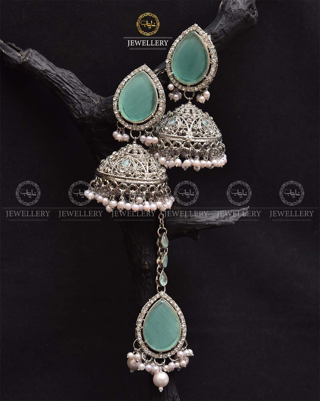 Turkish Jhumka Tika set-2280