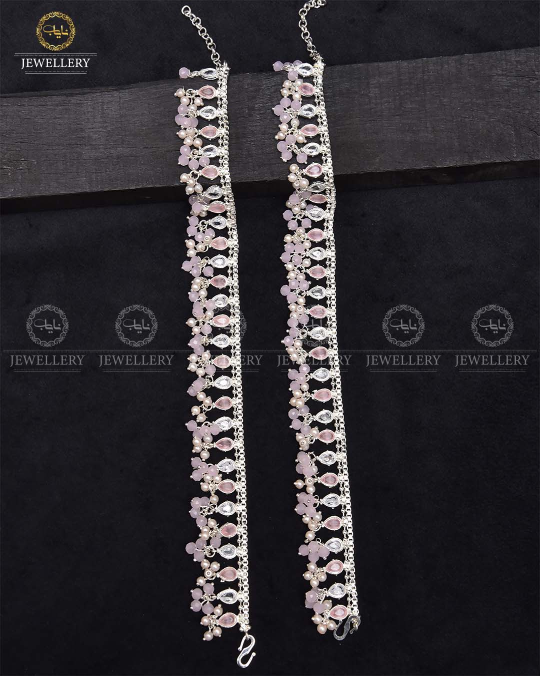 Manjoos Zarcon Anklet (Pazaib)-2290-Silver