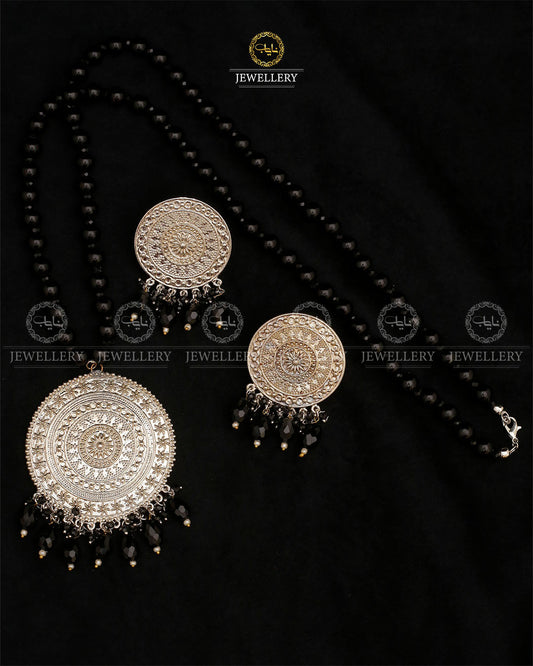 Oxidize Mala set-2516 Nayab Jewellery