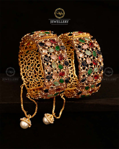 AQSA Openable Bangles (pair) BL-505