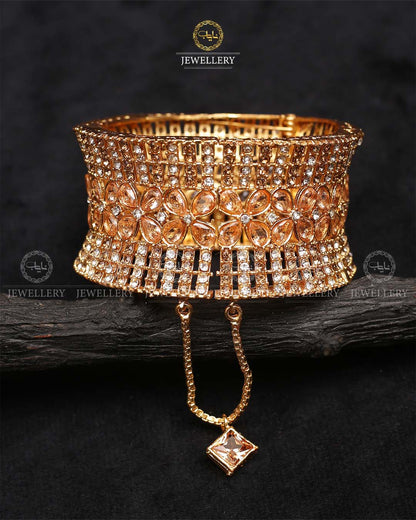 Resham Zarcon openable Kangan (Each)-2390 Golden