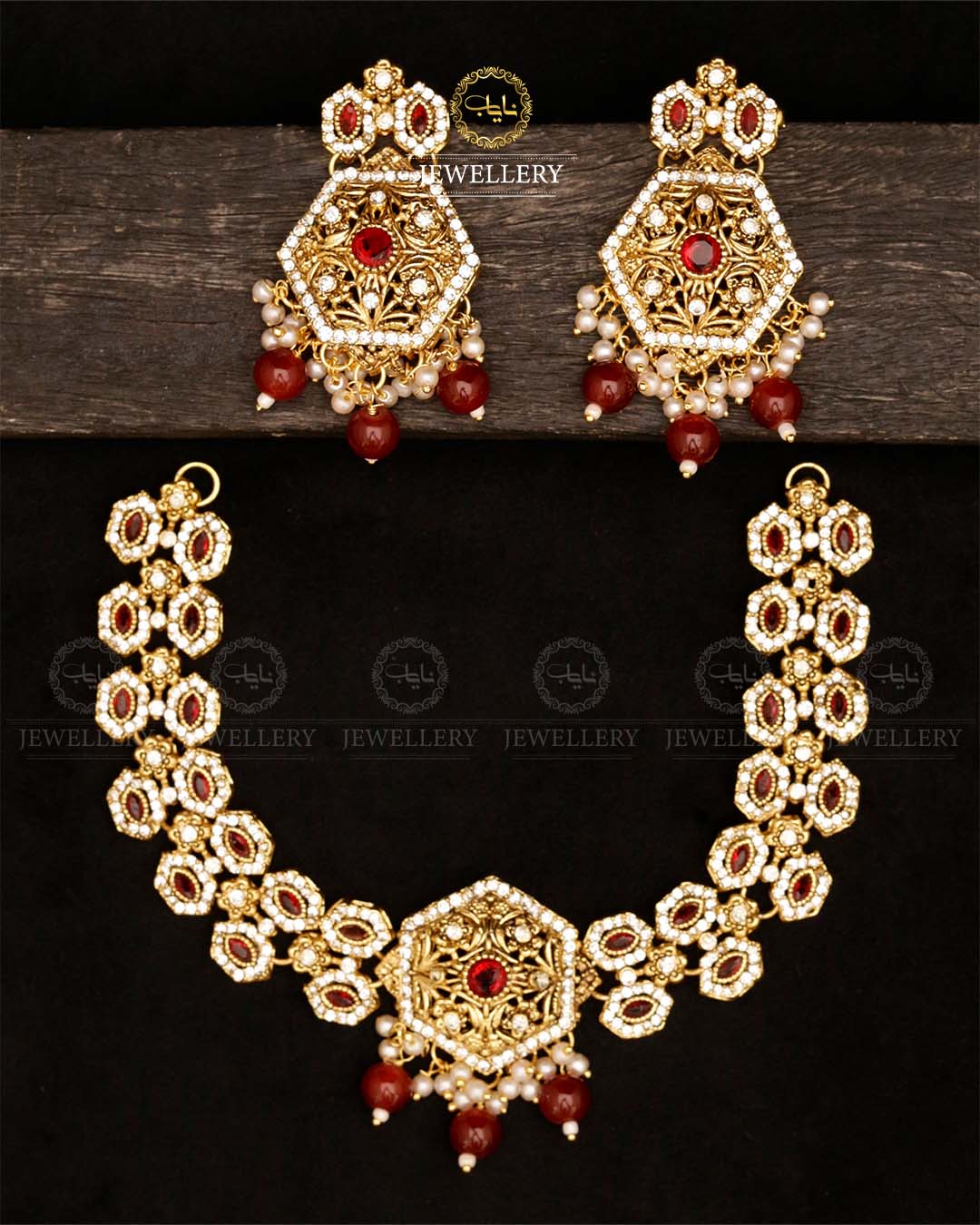 Rajwadi Necklace set-2855