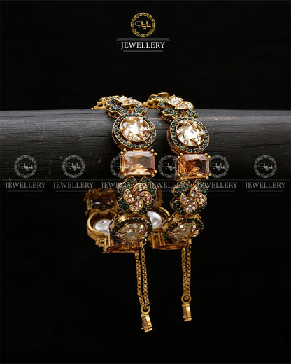 Turkish Mother Pearl openable Bangles BL-5057