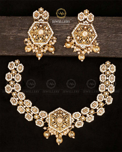 Rajwadi Necklace set-2855