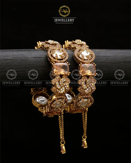 Turkish Mother Pearl openable Bangles BL-5057