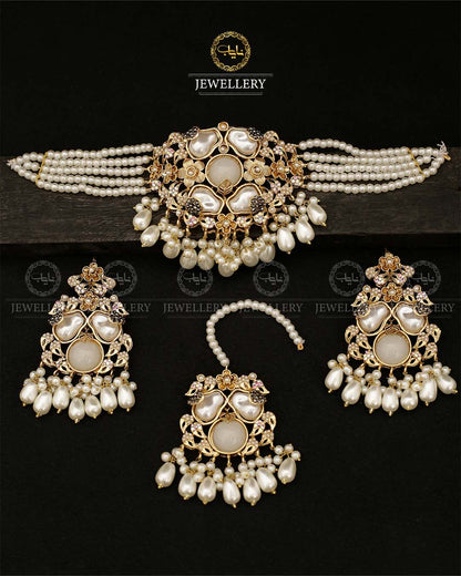 Turkish Mother Pearl Guluband Set N-109