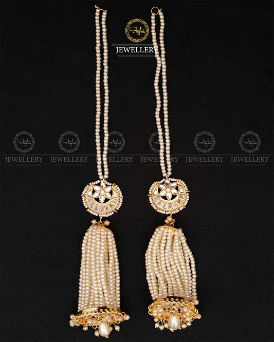 Hand made Dubbi kundan Jhumka-2917