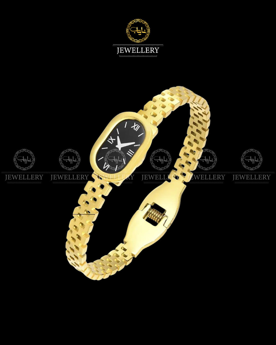 Trending Stainless steel Openable Watch Shape Bracelet BL-515