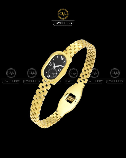 Trending Stainless steel Openable Watch Shape Bracelet BL-507