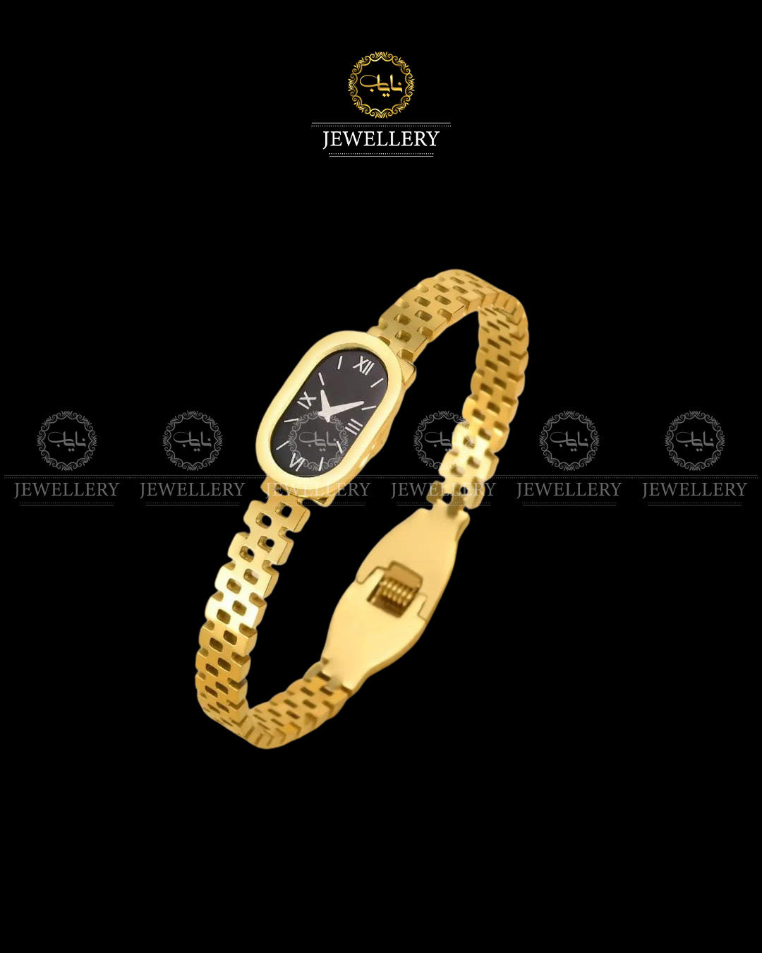 Trending Stainless steel Openable Watch Shape Bracelet BL-515