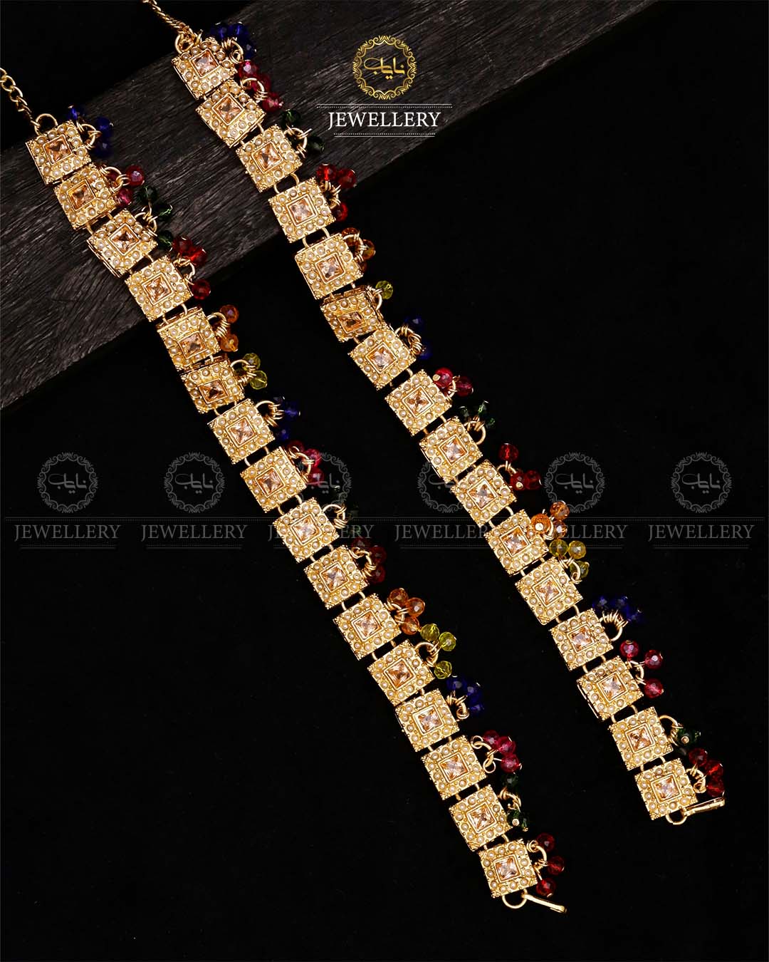 Rida Saqure Anklet Pazaib (pair)-2761 Nayab Jewellery