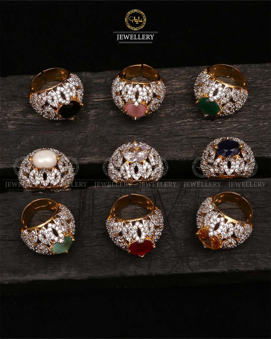 Jarao Adjustable ring-2476 Nayab Jewellery