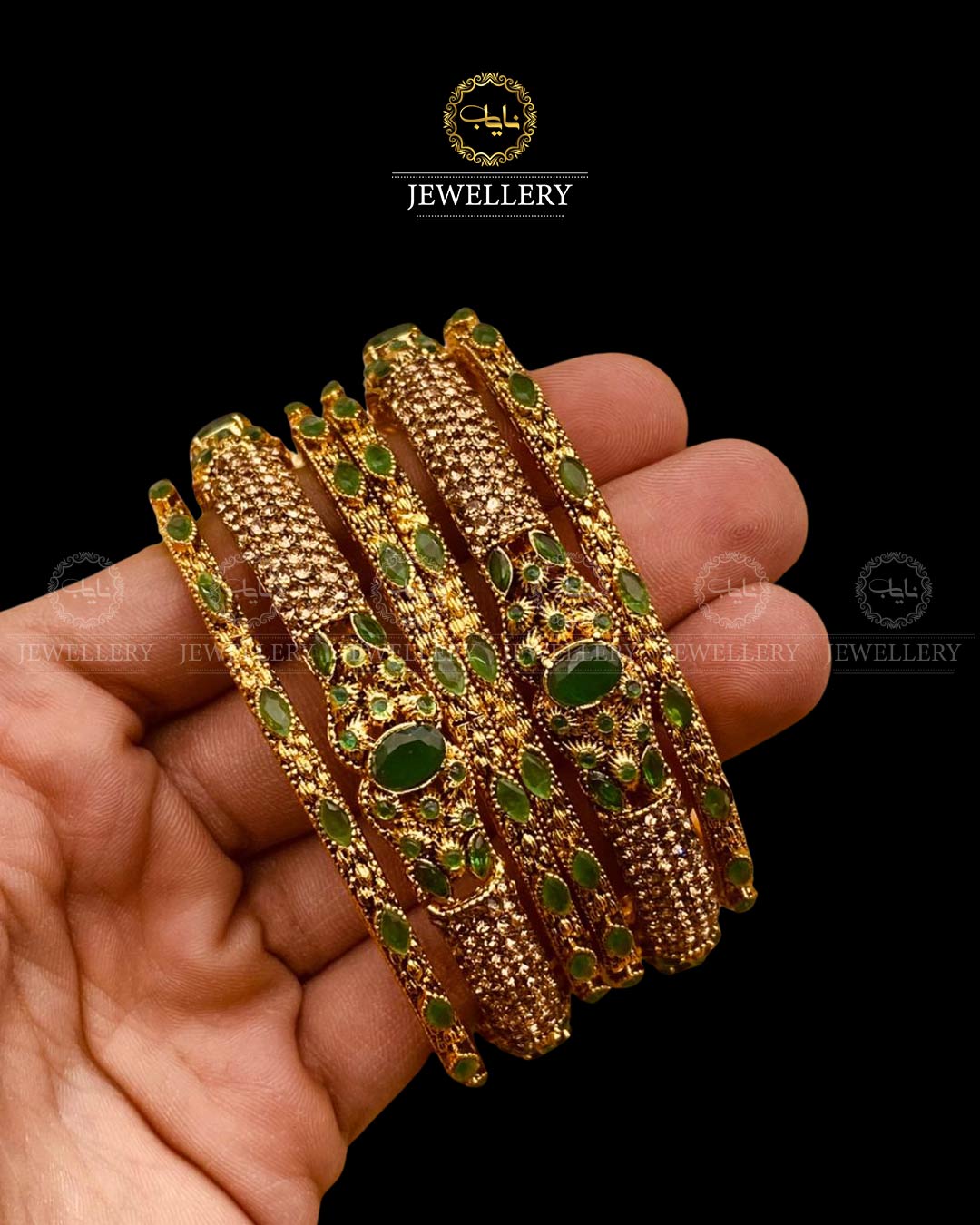 Rp Zarcon 6 pcs Bangles set BL-5043