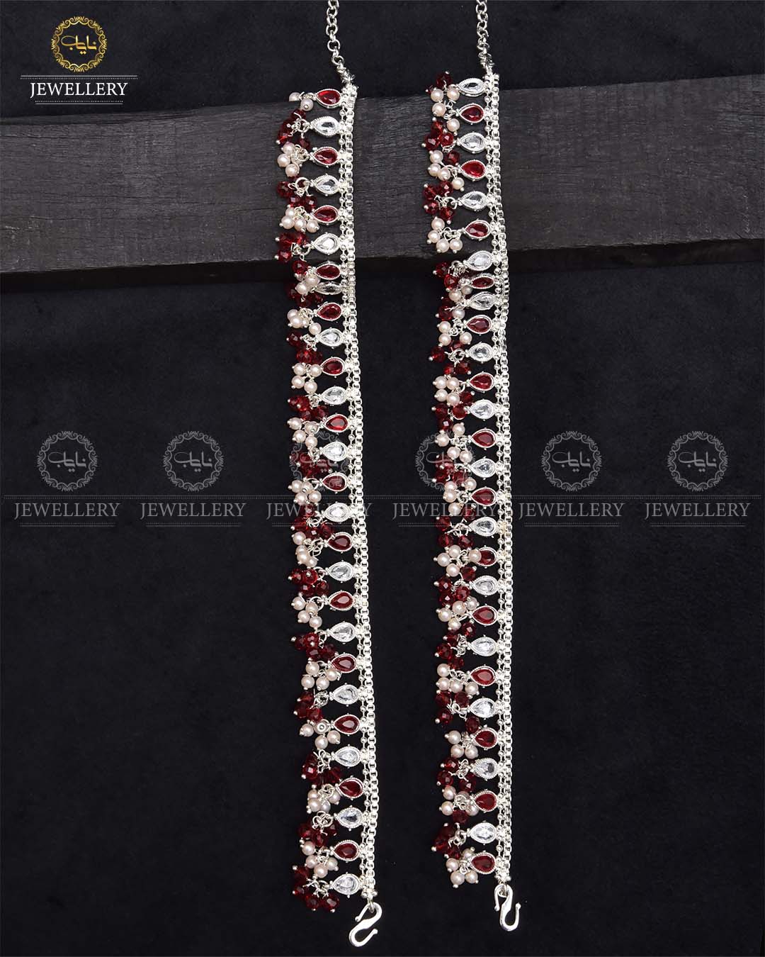 Manjoos Zarcon Anklet (Pazaib)-2290-Silver