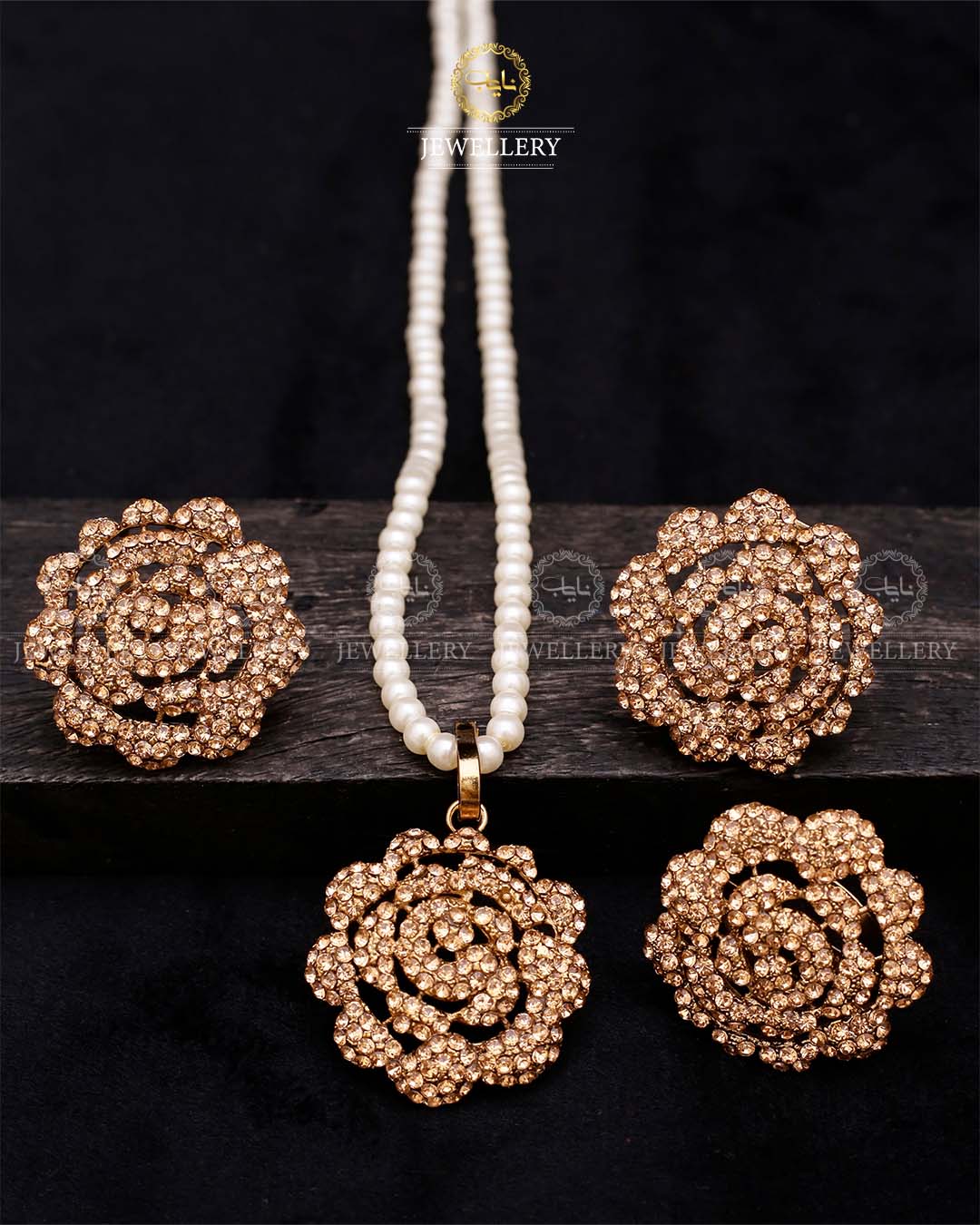 Turkish Combo Locket set-2635 Nayab Jewellery