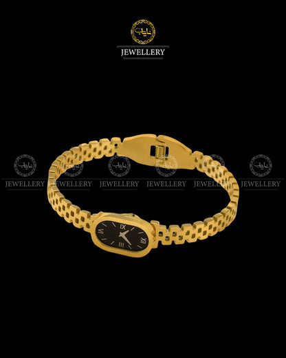 Trending Stainless steel Openable Watch Shape Bracelet BL-515