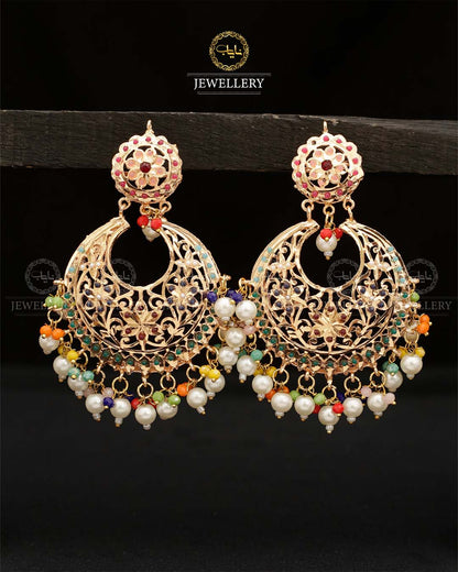 Gold plated Hyedrabadi Baali  E-3007