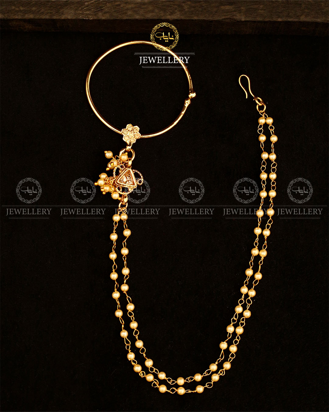 Indian Kundan Nose ring-2951