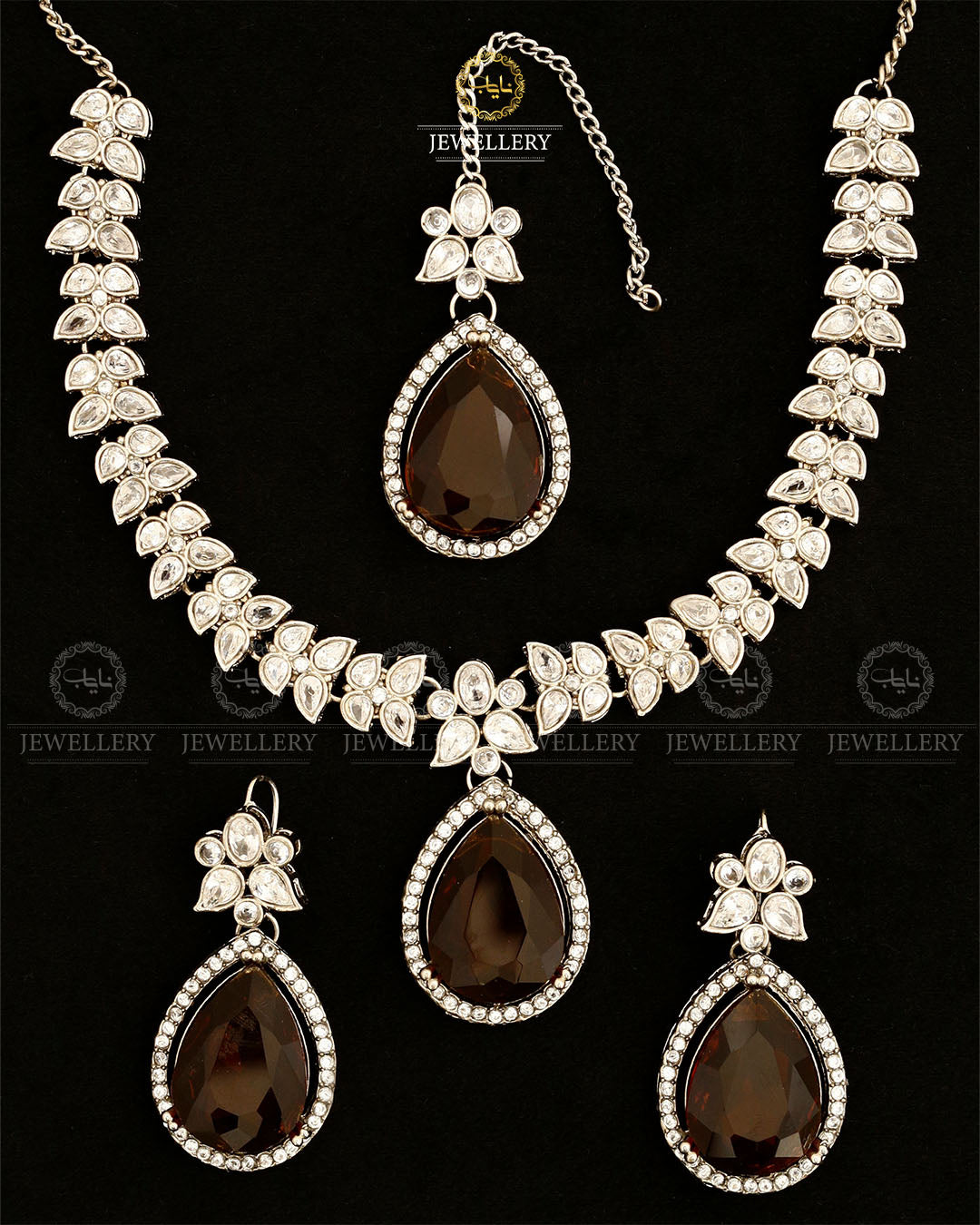 Zirconia Designer Necklace set-2874