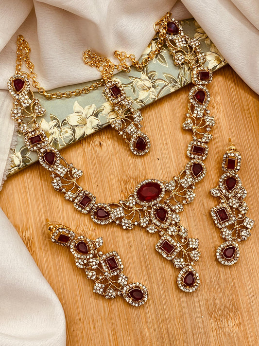Turkish Necklace set-2778 Nayab Jewellery