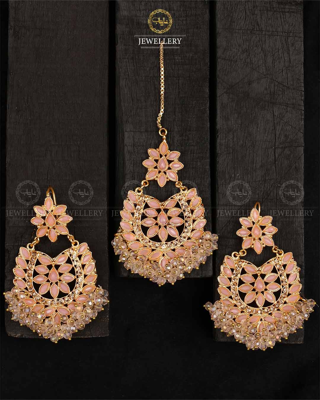 Gajra Earrings Tika -2165-Golden