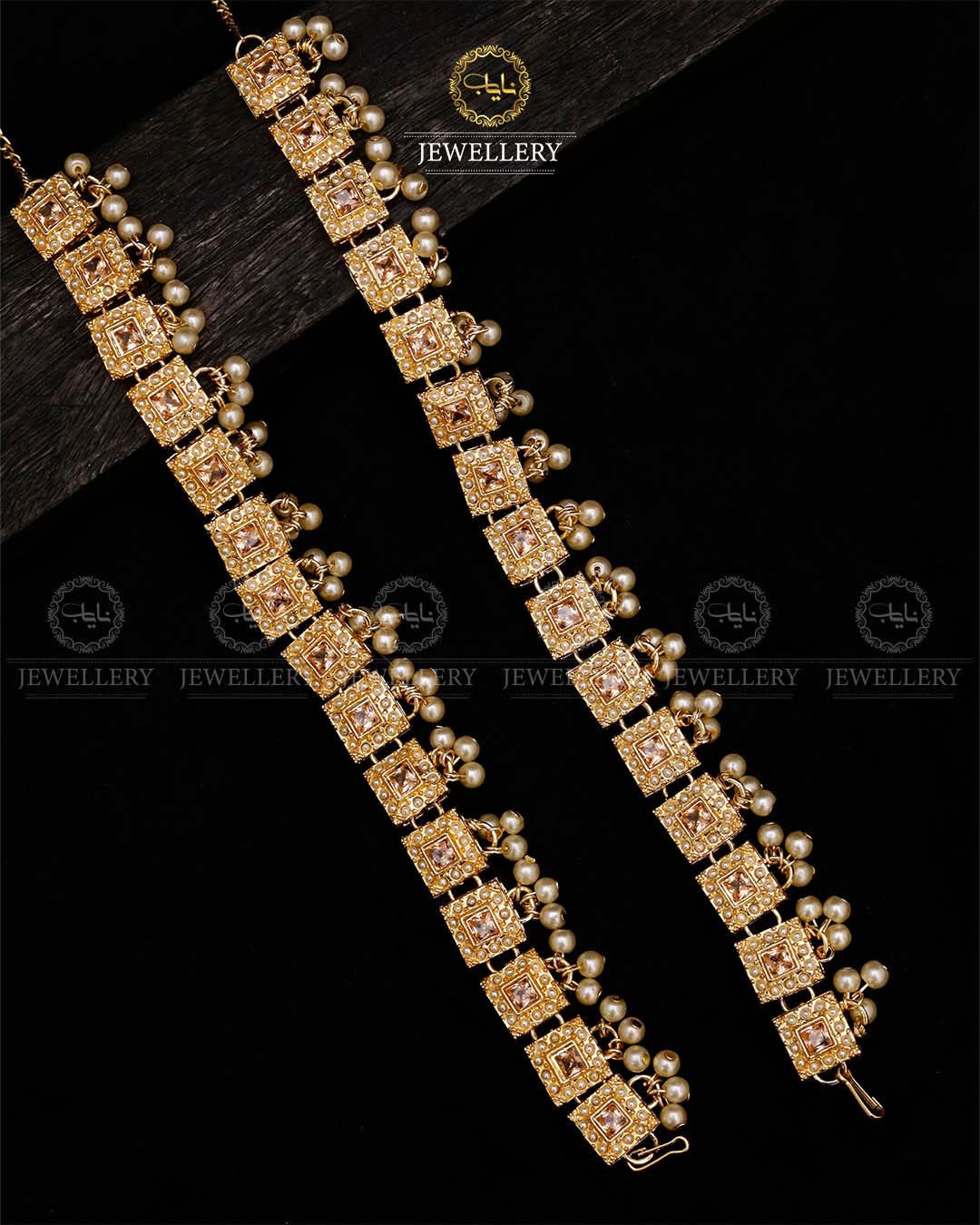 Rida Saqure Anklet Pazaib (pair)-2761 Nayab Jewellery