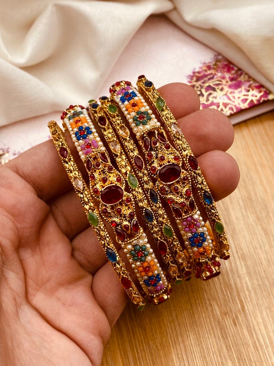 Rp Zarcon 6 pcs Bangles set BL-5043