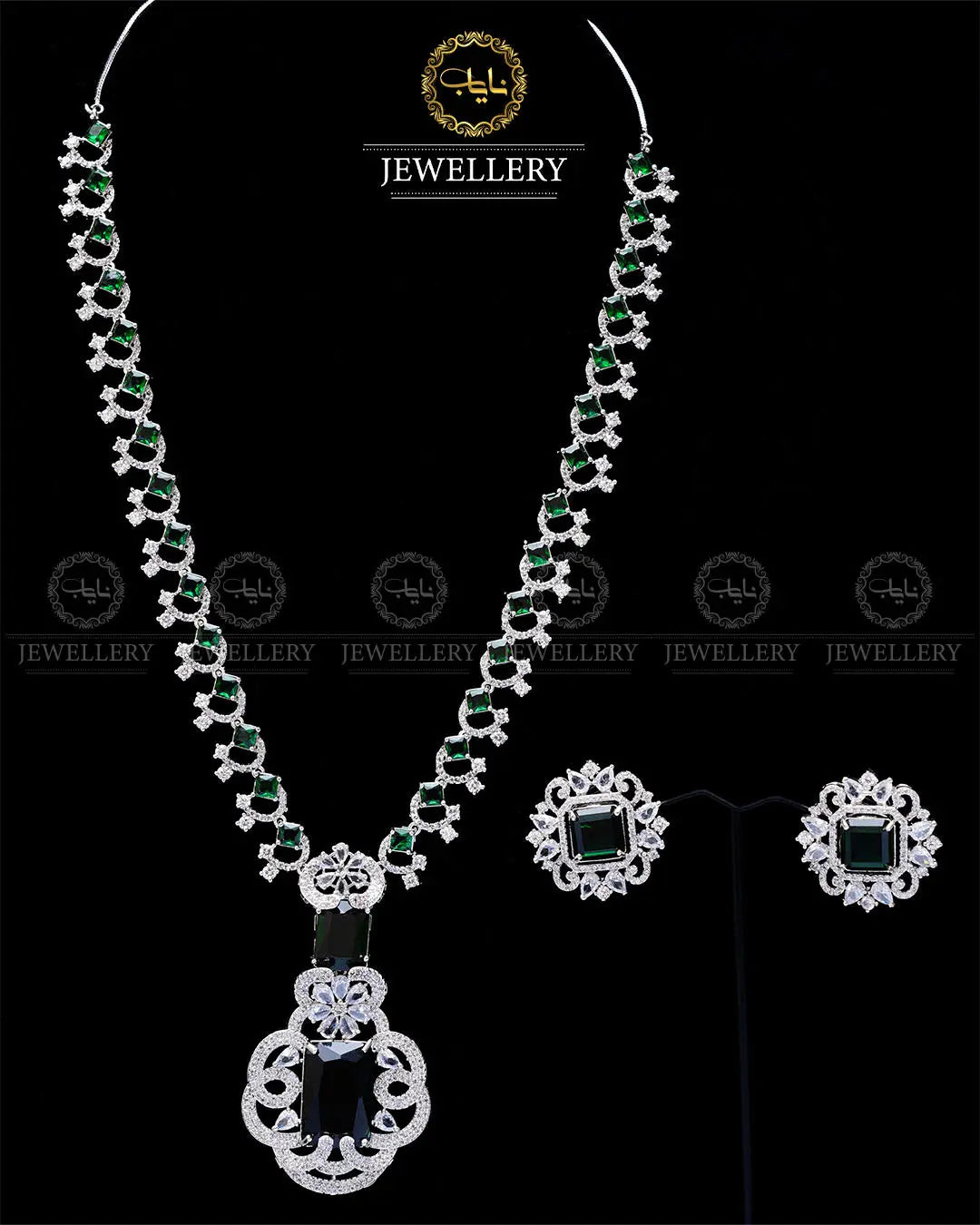 American Dimond with Doublet stones Nita Ambani Mala set-2015 Nayab Jewellery